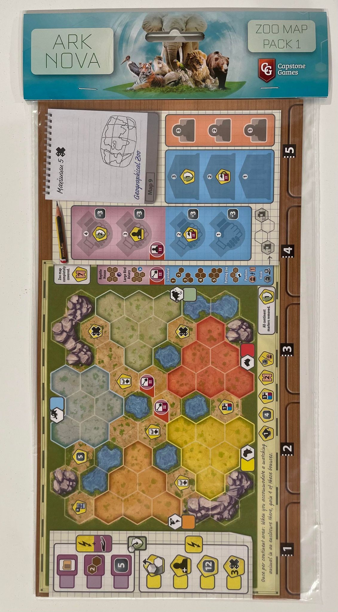 Ark Nova - Zoo Map Pack 1 image 0